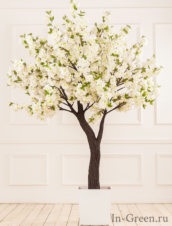 Яблоня цветущая белая искусственная | 250 см