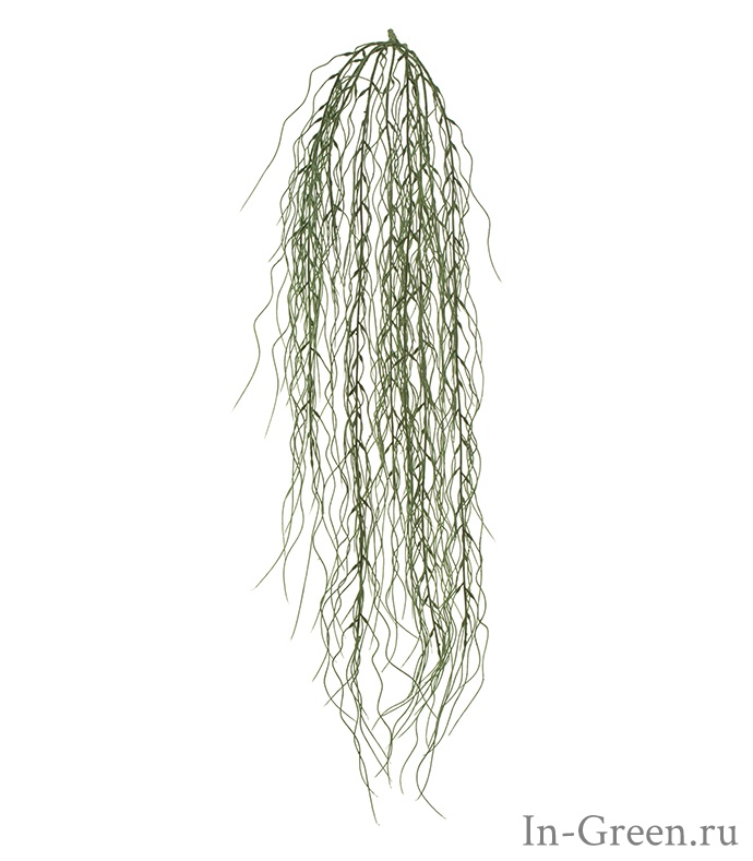 Трава Флокед Грасс серо-зелёная ампельная | 80 см