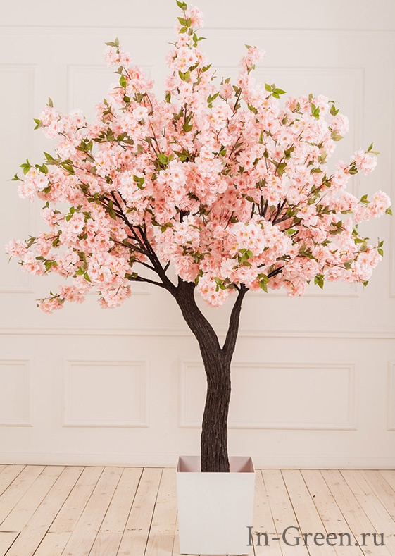 Яблоня цветущая розовая искусственная | 250 см