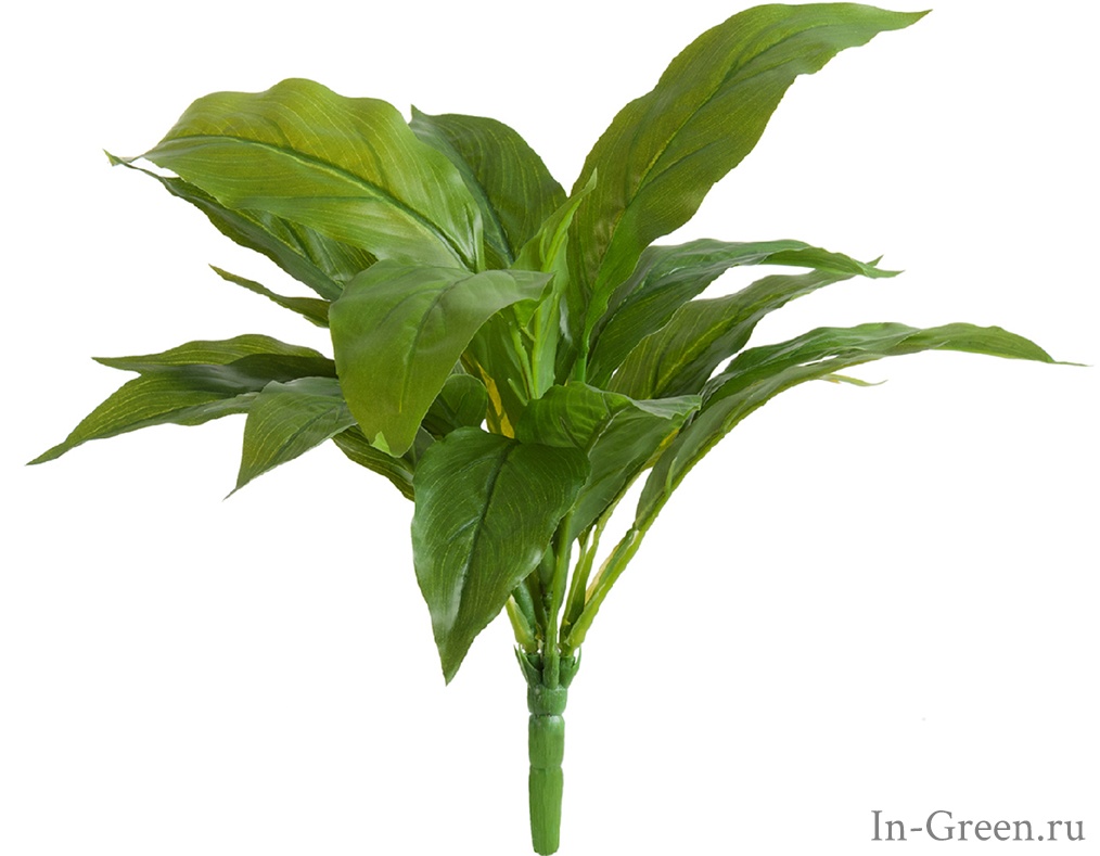 Спацифилум Мини зелёный искусственный куст (sensitive botanic) | 20 см